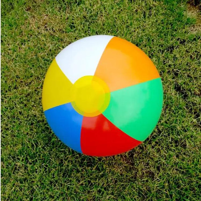 Inflatable Beach Ball PVC 25cm Assorted Colors Toy | Syndmart
