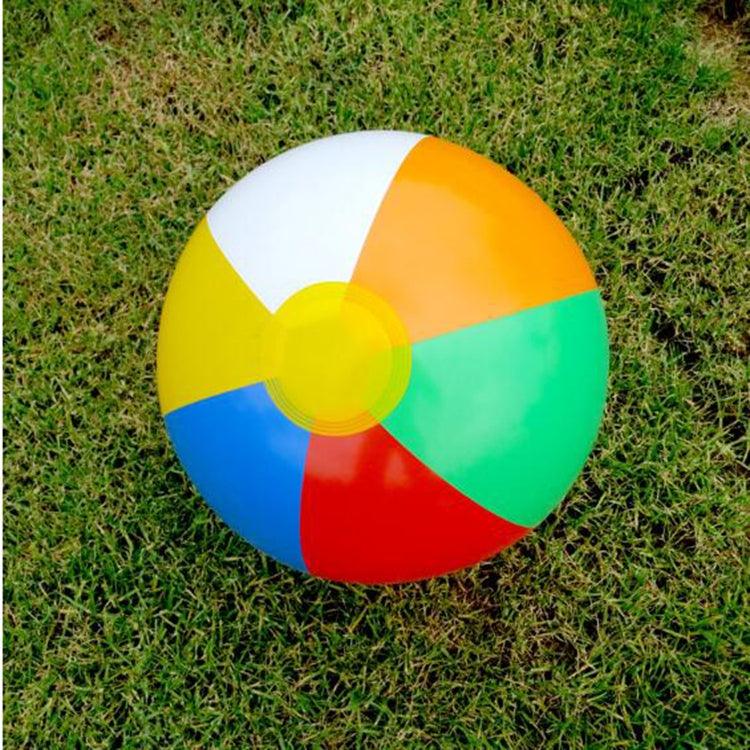 Vibrant Inflatable Beach and Pool Balls - Assorted Colors Delivered