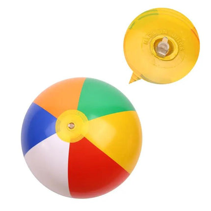 Inflatable Beach Ball PVC 25cm Assorted Colors Toy | Syndmart