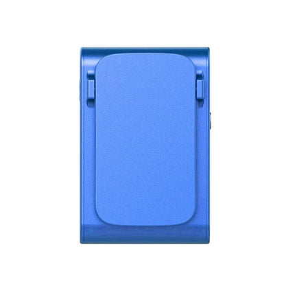 Waterproof Swimming MP3 Player with Clip and Earphones for Sports – compact blue clip-on waterproof MP3 player for swimming and workouts