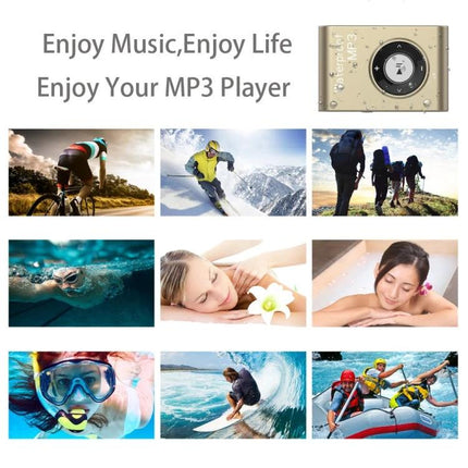 Waterproof Swimming MP3 Player with Clip and Earphones for Sports - waterproof clip-on MP3 for swimming, running, surfing and workouts