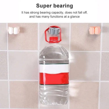 Wall Mounted Mop Holder For Bathroom Storage