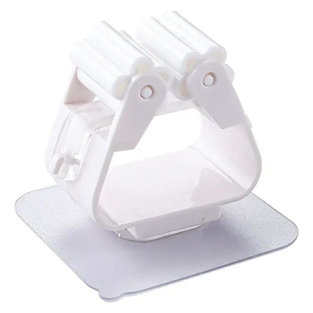 Wall Mounted Mop Holder For Bathroom Storage