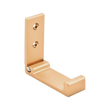 Versatile Wall Hooks for Daily Home Organization Tasks - foldable gold metal hook ideal for hanging coats, towels, headphones