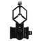 Universal Adjustable Phone Holder for Telescopes and Binoculars black universal phone adapter for telescopes and binoculars
