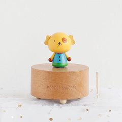 Charming Handcrafted Wooden Music Box for Kids and Pet Lovers - Perfect Holiday Gift!