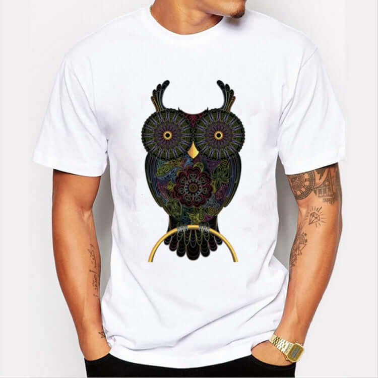 Men's Trendy Short-Sleeved Graphic Tee, Series 2