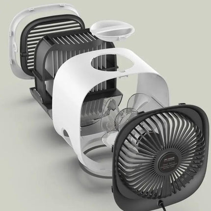 Portable USB Desktop Humidifier Fan For Home And Office Use