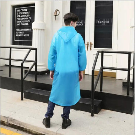 Transparent Disposable Raincoat for Hiking and Outdoor Activities