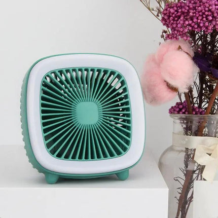 USB Rechargeable Pocket Fan With Night Light For Desk And Travel