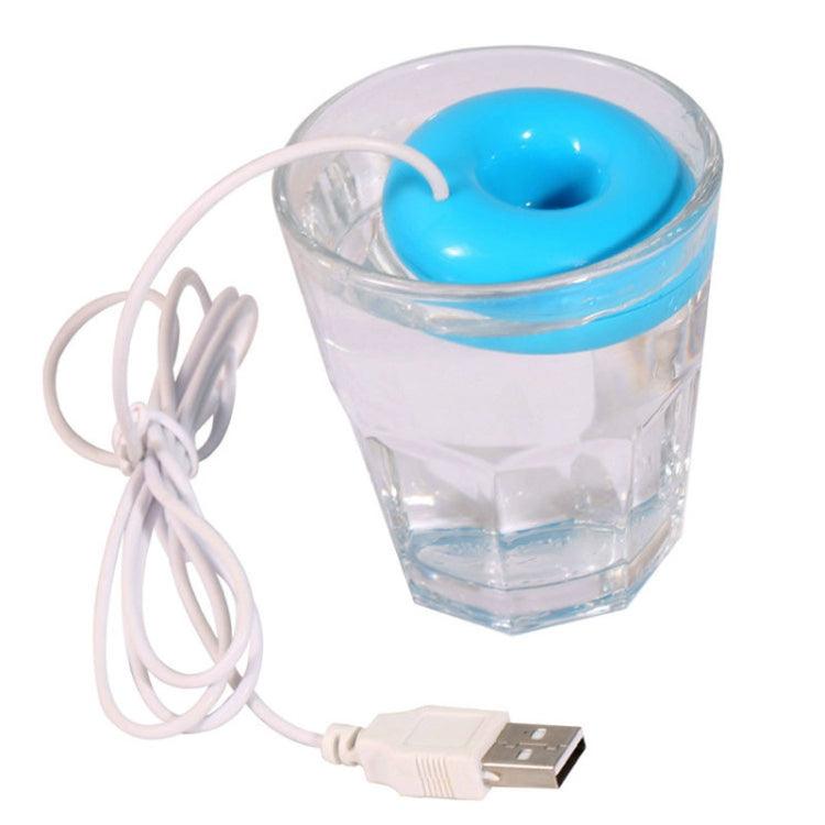 Mini USB Donut Humidifier & Aroma Diffuser with 360° Waterproof Design