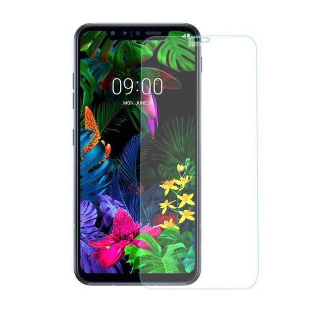 Tempered Glass Screen Protector For LG G8s ThinQ Everyday Screen Protection From Scratches And Smudges - clear tempered glass on phone display