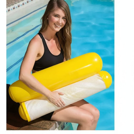 Foldable Backrest Pool Float Hammock 120x75cm With Net | Syndmart
