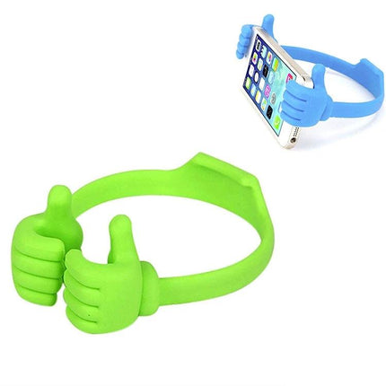 Multifunction Universal Phone and Tablet Holder Stand, 3 Pack - green dual-thumb flexible plastic desk and nightstand phone holder