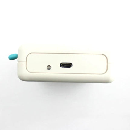 Handheld Multifunctional Tester for Electronic Components and Transistors showing USB-C port and indicator LED on device edge