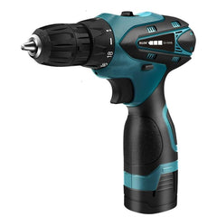 HILDA Mini Cordless Electric Drill and Screwdriver with Lithium Battery - Compact Power Tool, EU Plug