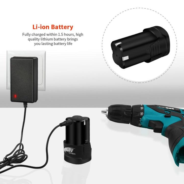 HILDA Mini Cordless Electric Drill and Screwdriver with Lithium Battery - Compact Power Tool, EU Plug