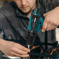 HILDA Mini Cordless Electric Drill and Screwdriver with Lithium Battery - Compact Power Tool, EU Plug