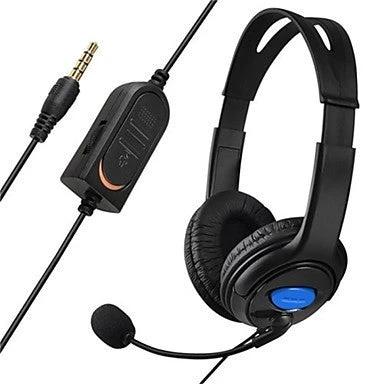 Headphones for everyday PS4 gaming and online chats — wired headset with boom mic, inline control and 3.5mm jack for clear voice chat and music