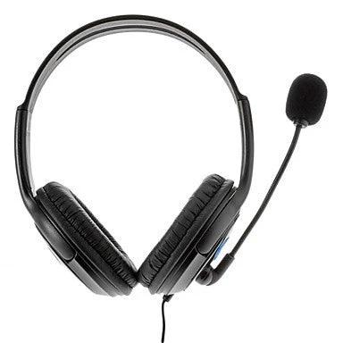 Headphones for everyday PS4 gaming and online chats — lightweight wired headset with microphone for clear voice chat and comfortable long sessions