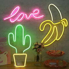 Vibrant LED Acrylic Neon Backlight Lamp for Festive Decor