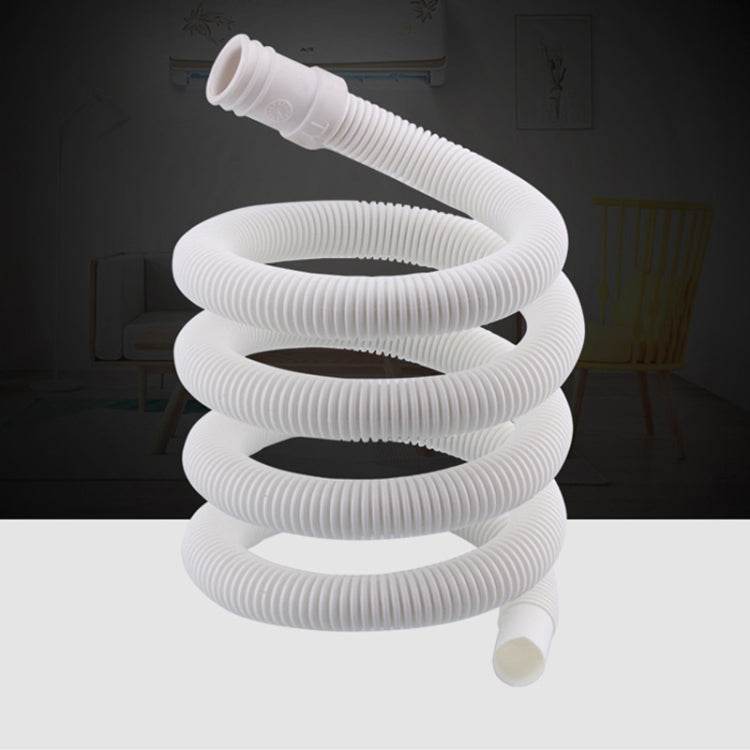 18mm Diameter Plastic Drain Pipe Water Outlet Extension Hose with Clamp for Semi-automatic Washing Machine / Air Conditioner, 1m Length, 2m Length, 3m Length, 4m Length, 5m Length - Syndmart