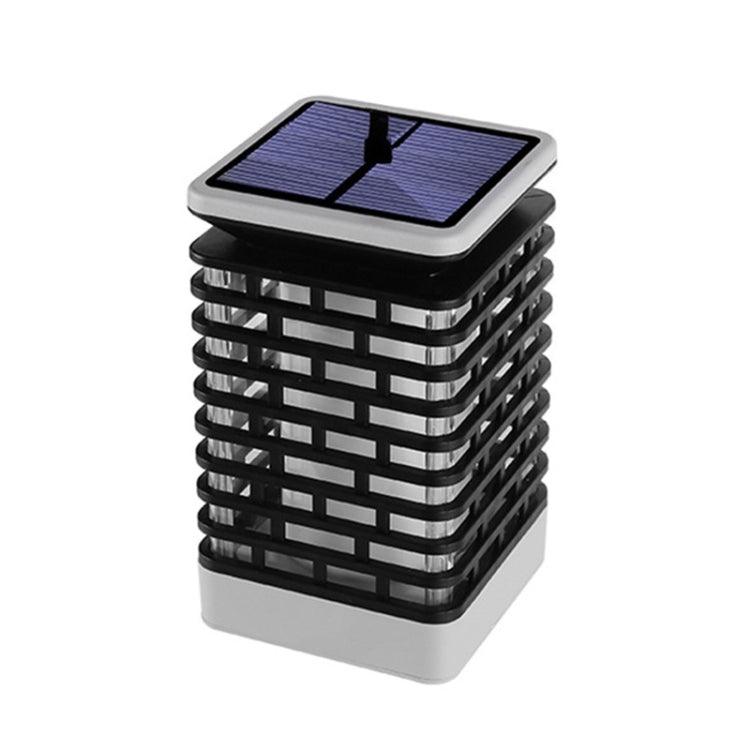 Solar-Powered LED Flame Effect Garden Lantern - Waterproof Outdoor Landscape Light