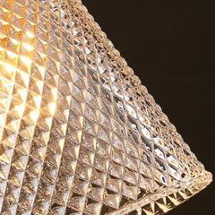 Elegant Copper and Crystal Wall Lamp for Living Room and Bedroom