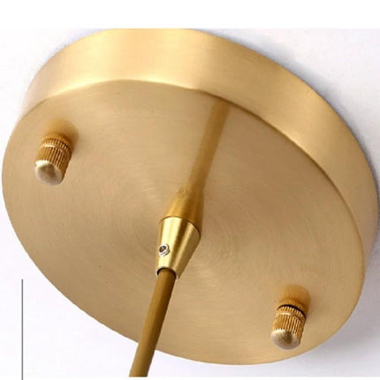 Simple Modern Copper Lamp for Everyday Home Lighting ceiling mount detail showing copper shade and canopy for Nordic minimalist decor