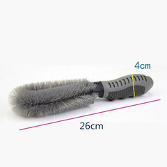 Dual-Function Car Wheel Cleaning Brush for Home and Auto Use