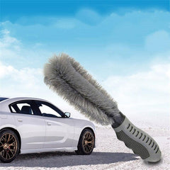 Dual-Function Car Wheel Cleaning Brush for Home and Auto Use