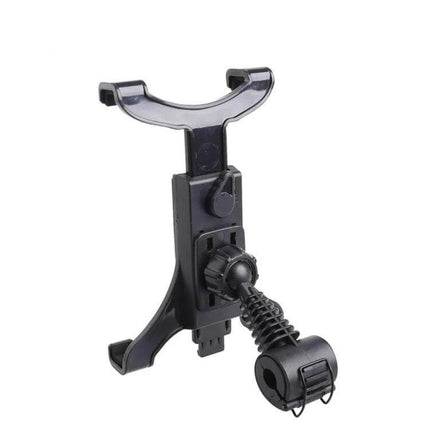 Car Back Seat Headrest Tablet Mount For 7 To 10 Inch Tablets - black adjustable 360° rotating mount for rear-seat tablets (12.5–20.5 cm)