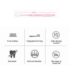 Ultra-Soft Bamboo Fiber Toothbrush for Pregnant Women and Children