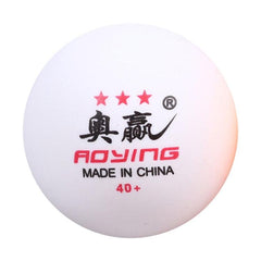 Professional 10-Pack ABS Table Tennis Training Balls - 40mm Diameter