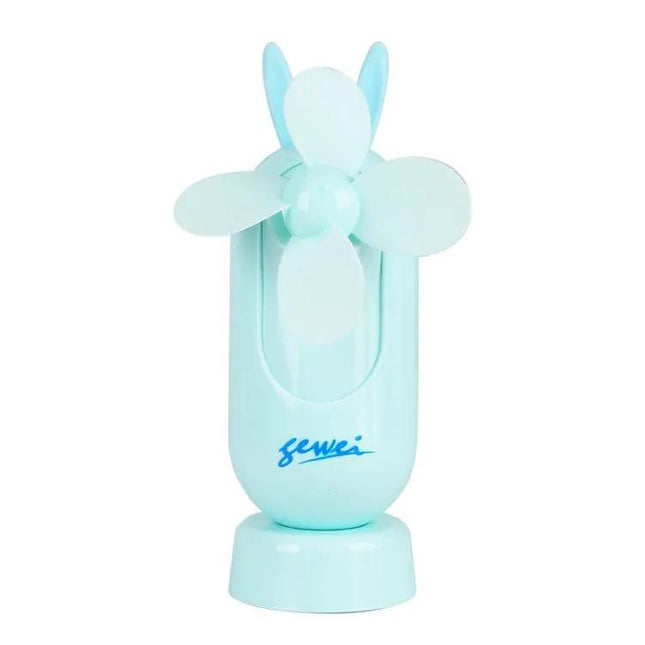 Compact Rechargeable Handheld Fan For Travel And Desk Use