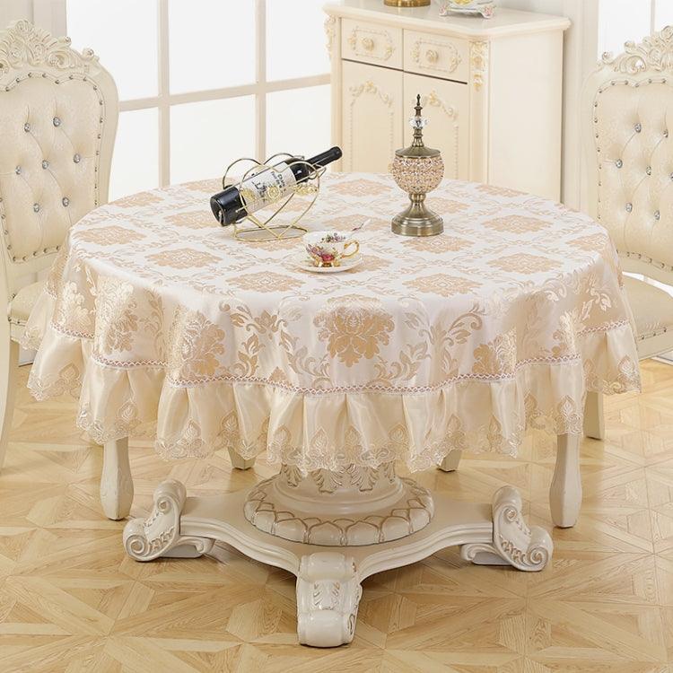 Elegant Disposable Round Table Covers for Home and Hospitality European Style 180cm