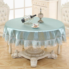 Elegant Disposable Round Table Covers for Home and Hospitality Ice Green 180cm