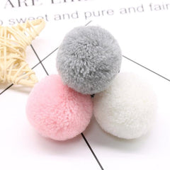 Vibrant 10-Pack Plush Candy Color Decorative Balls