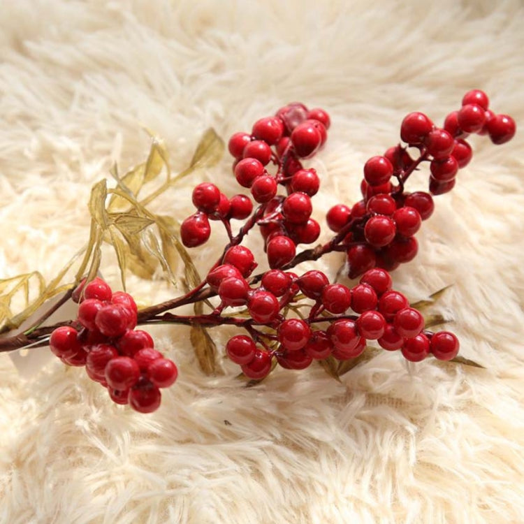 Artificial Foam Cranberry Floral Arrangement - 2 Piece Wedding Decor