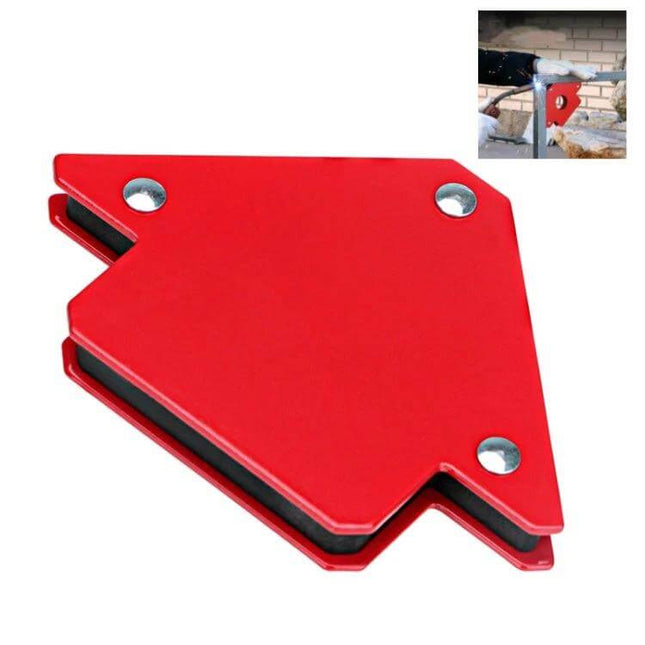 Magnetic Welding Positioner Triangular Holder, 75 Lb steel magnetic base for hands-free 3-point welding positioning