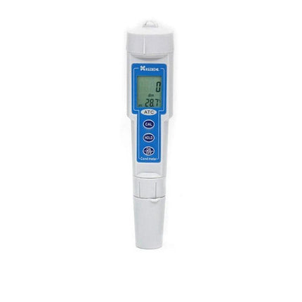 Kedida Portable Digital Multi-Function Water Quality Tester handheld meter showing digital pH/conductivity and temperature display
