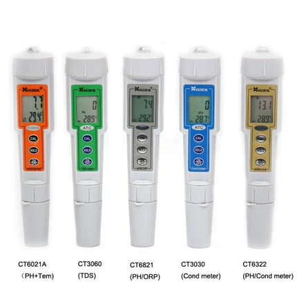 Kedida Portable Digital Multi-Function Water Quality Tester handheld pH conductivity temperature meter for tap water aquariums pools