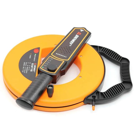 SNDWAY Pipe Blockage Detector with Width Measurement Tool handheld induction detector and tape reel for locating pipe clogs and measuring widths