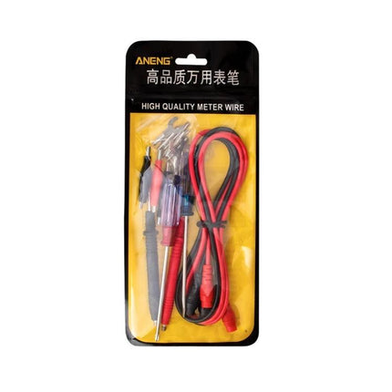 ANENG Multimeter Pen for Household and Repair Testing – 18-in-1 probe set with red and black test leads and accessory tips
