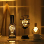 Red Ｗine Glass + Red Ｗine Bottle