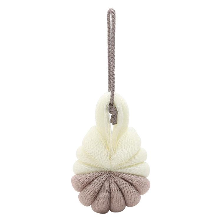 Sustainable Soft Foam Bath Massage Sphere - Travel-Friendly Exfoliating Shower Brush with Hanging Hook