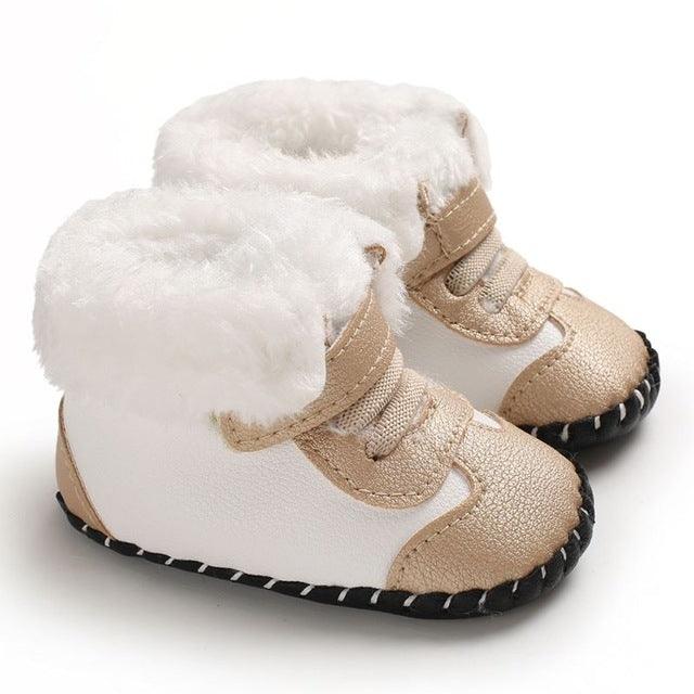 Cozy Winter Booties for Newborns - Soft Sole Infant Footwear for First Steps