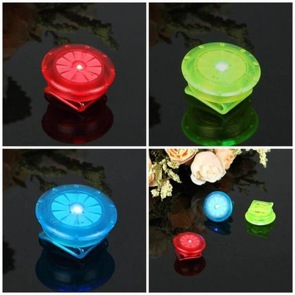 Shoe Clip Light LED For Night Running To Stay Visible - compact colorful LED shoe clip lights (red green blue) for runners, walkers, cyclists