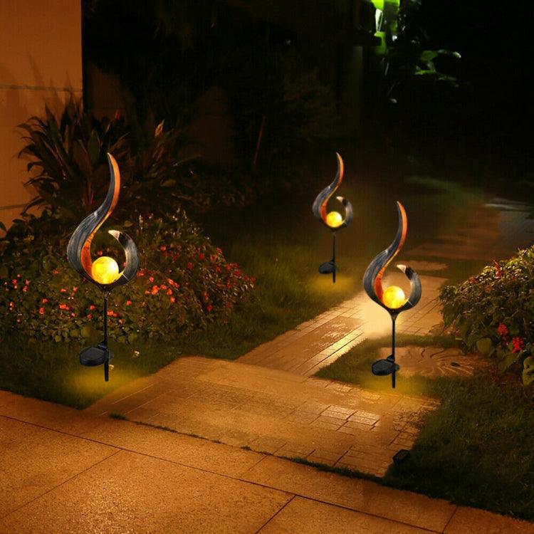 Solar LED Flame Light Lantern for Enchanting Outdoor Decor