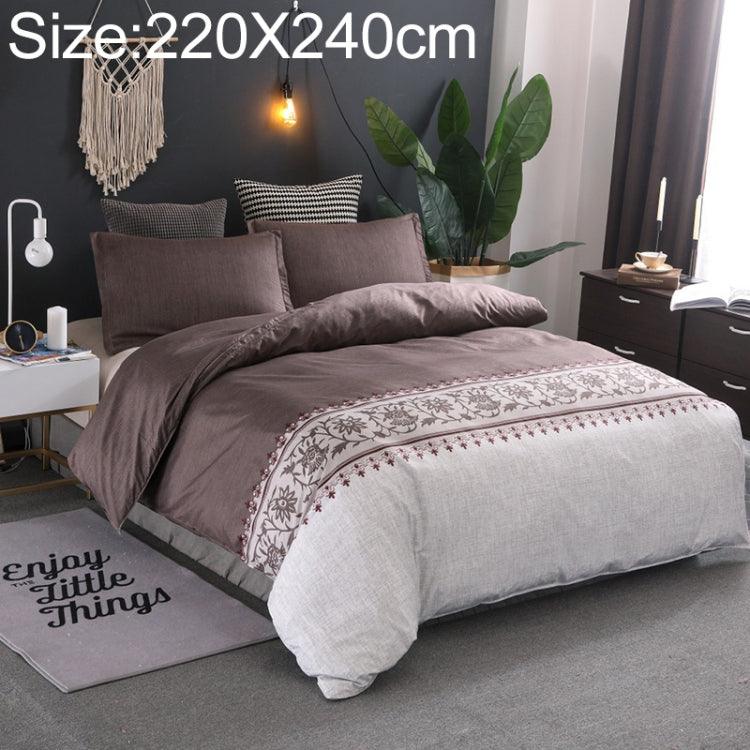 Elegant Contemporary Duvet Cover and Pillowcase Set – Bed Sheets Not Included